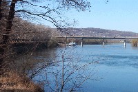 Spring. Nistru river